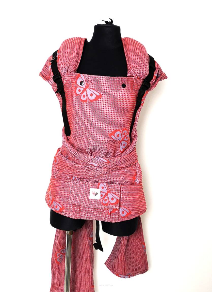 Freely grow hybrid. Baby carrier.Happy butterflies Rose.