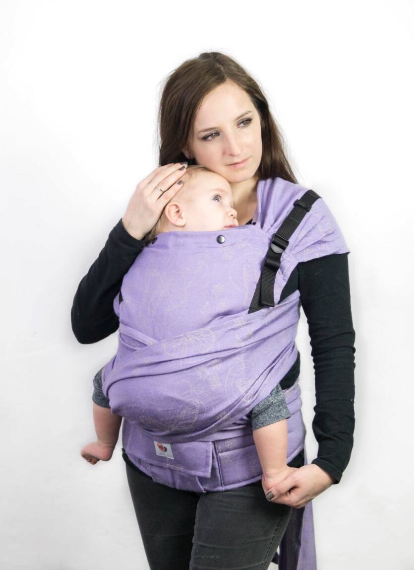 Baby carrier. Freely grow hybrid Papillon Violet